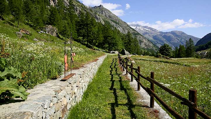 Itinerario Diga di Beauregard