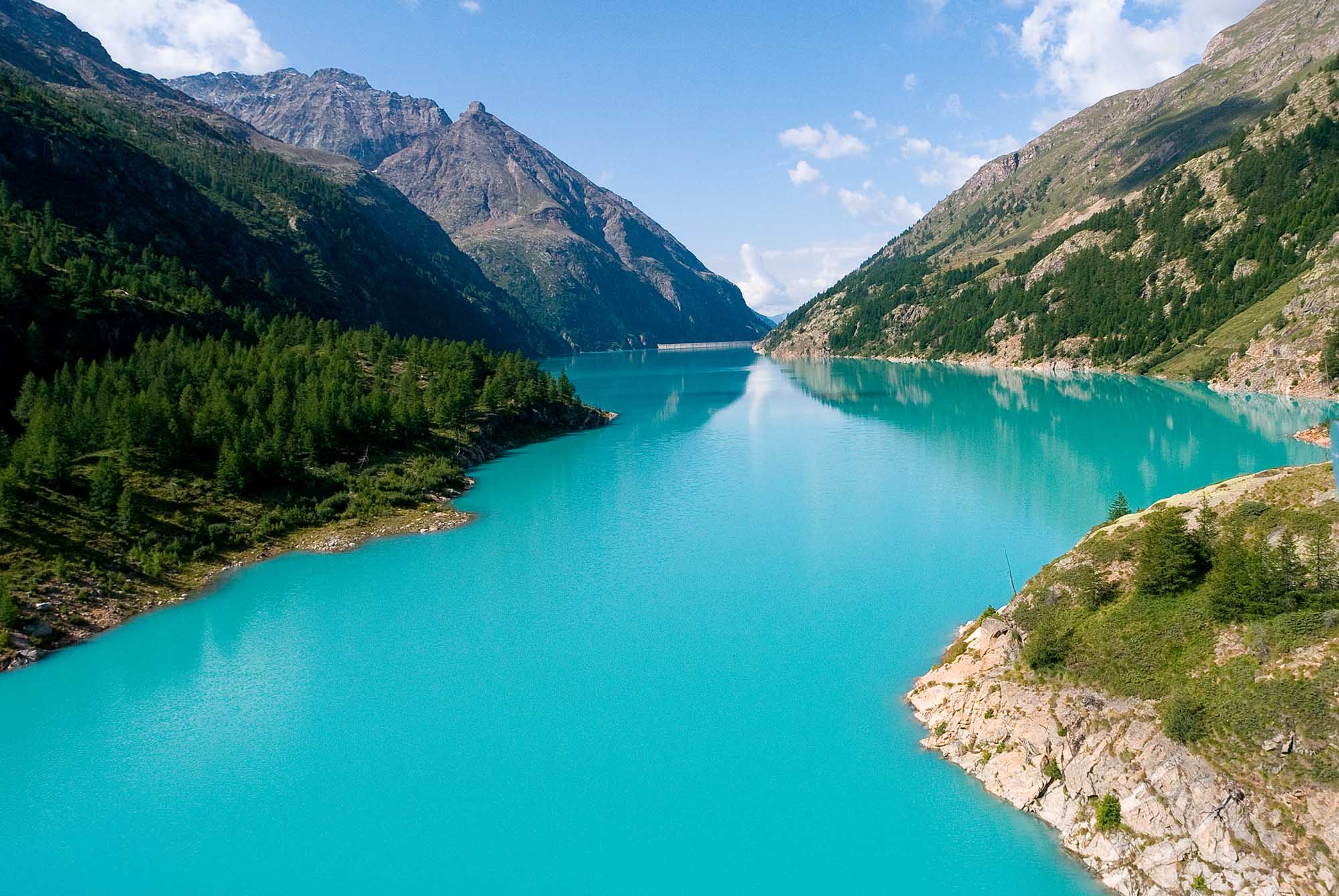 Visita e itinerario Diga di Place Moulin