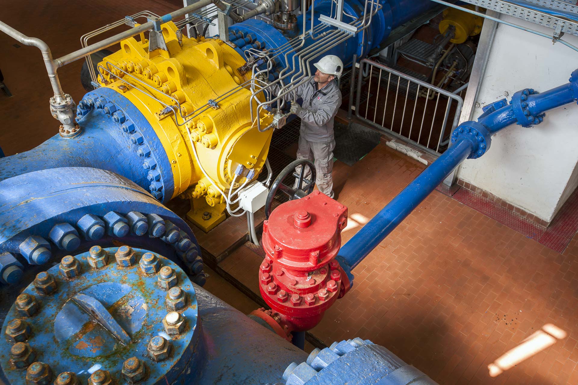 Condotta Centrale produzione idroelettrica verde Valpelline